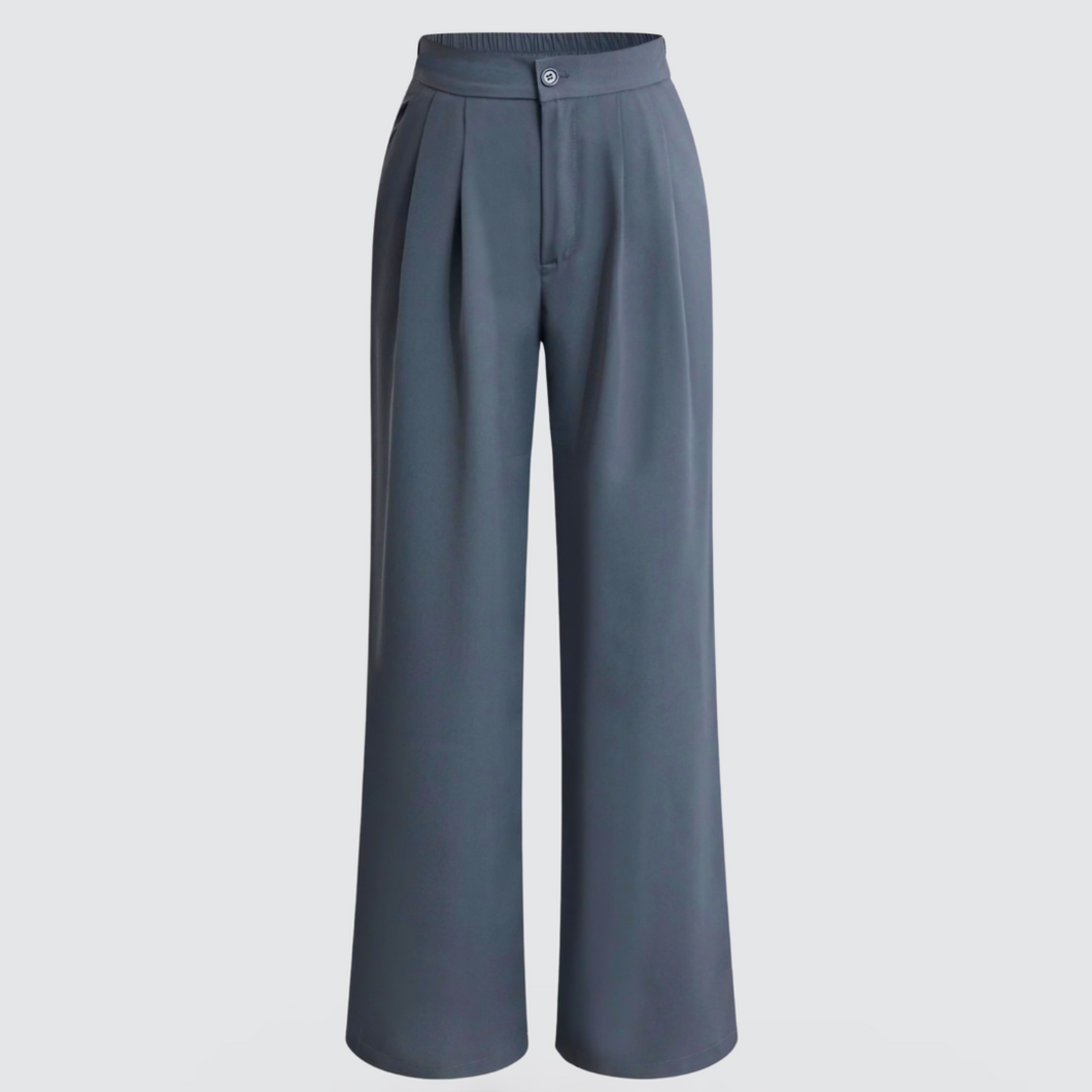 NAVY JORDYN PLEATED PANT